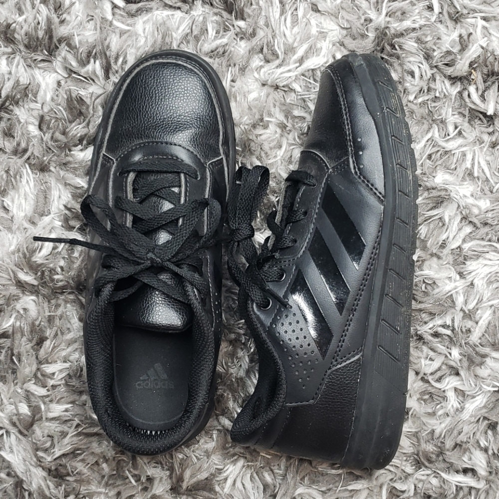 Black Youth Adidas sneakers